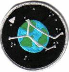 Stargate Atlantis TV Series Project Logo Planet Embroidered Patch, NEW UNUSED