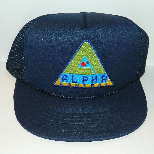 Lost In Space TV Series Alpha Control Logo Patch on a Blue Baseball Cap Hat NEW