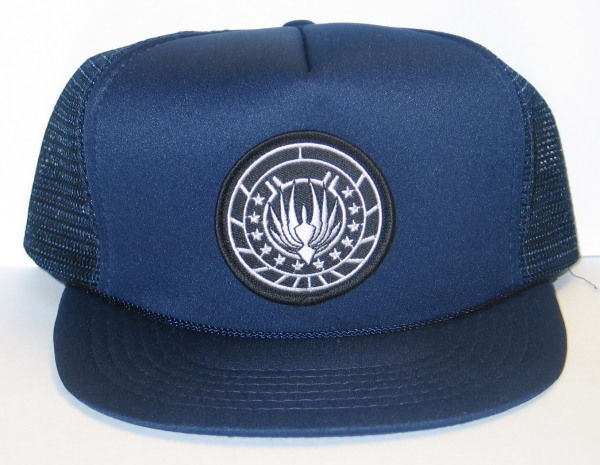 Battlestar Galactica Razor Marines Patch on a Blue Baseball Cap Hat NEW UNWORN picture