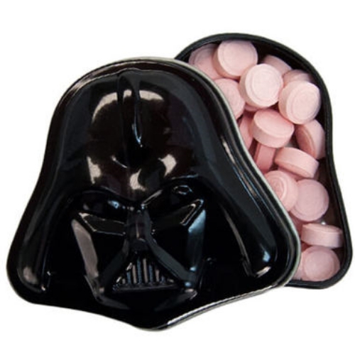 Star Wars Darth Vader Imperial Cherry Sours Candy in Embossed Metal Tin SEALED picture