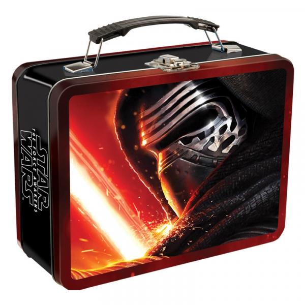 Star Wars The Force Awakens Episode 7 Large Carry All Tin Tote Lunchbox NEW picture