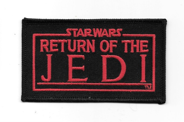 Star Wars Return of the Jedi Movie Name Logo Embroidered Patch, NEW UNUSED