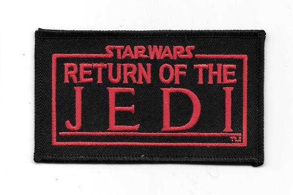 Star Wars Return of the Jedi Movie Name Logo Embroidered Patch, NEW UNUSED picture