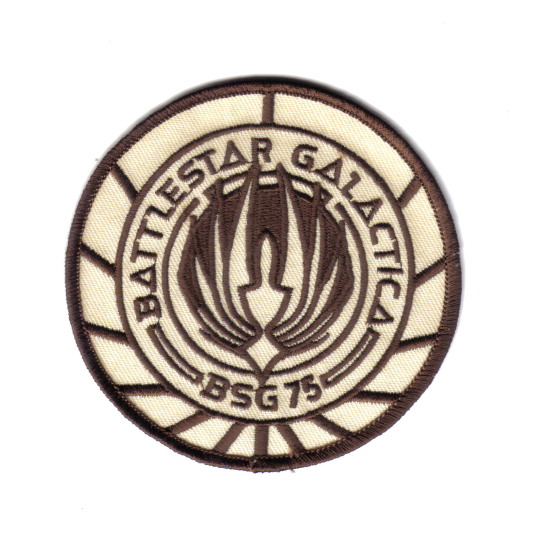 Battlestar Galactica BSG 75 Bridge Crew Shoulder Patch, NEW UNUSED picture