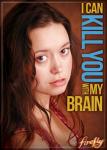 Firefly TV Series River I Can Kill You With My Brain Fridge Magnet Serenity NEW