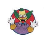 The Simpsons Krusty The Clown Laughing Face Embroidered Patch NEW UNUSED