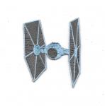 Star Wars Imperial Tie Fighter Ship Die-Cut Embroidered Patch NEW UNUSED