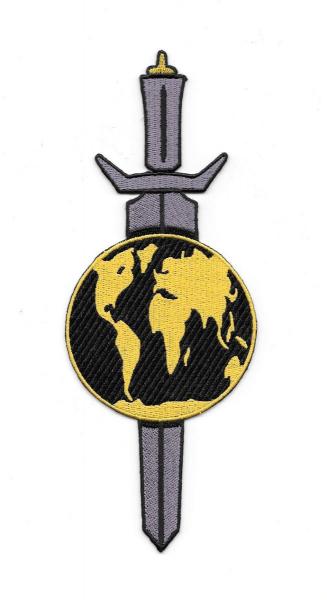 Star Trek Enterprise TV Mirror Universe Sword Logo Embroidered Patch NEW UNUSED
