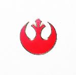 Classic Star Wars Rebel Alliance Red Squadron Logo Metal Pin Small Version, NEW