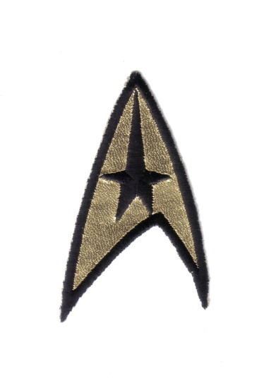 Star Trek Classic TV Series Command Logo Embroidered Foil Chest Patch NEW UNUSED picture