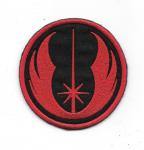 Star Wars Jedi Knight Star Fighter Red Insignia on Black Embroidered Patch NEW