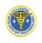 Space Above and Beyond TV Series USS Saratoga Medical Logo Embroidered Patch NEW