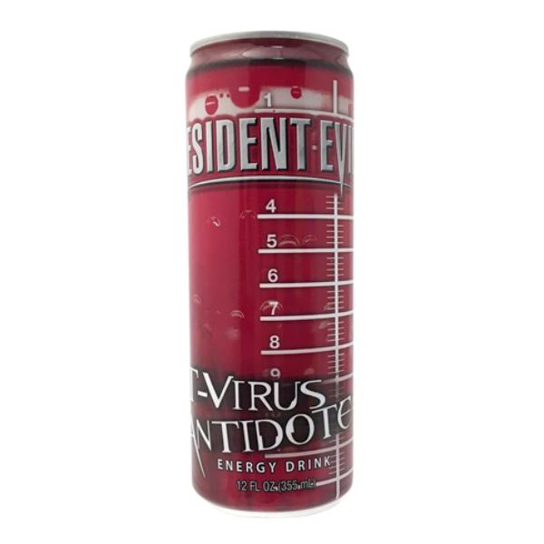 Resident Evil T-Virus Antidote Energy Drink 12 Ounce Can SEALED UNOPENED