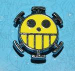 One-Piece Japanese Anime Trafalgar Law logo Metal Enamel Pin NEW UNUSED