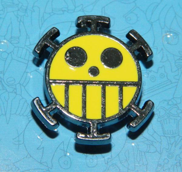 One-Piece Japanese Anime Trafalgar Law logo Metal Enamel Pin NEW UNUSED