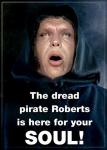 The Princess Bride Dread Pirate Roberts Refrigerator Magnet, NEW UNUSED