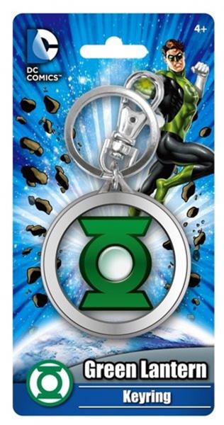 DC Comics Green Lantern Colored Pewter Lantern Logo Key Ring Keychain NEW UNUSED