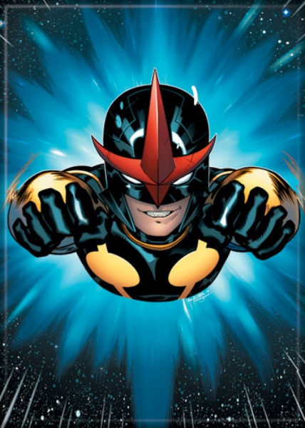 Marvel Comics Kid Nova Flying Comic Art Refrigerator Magnet NEW UNUSED