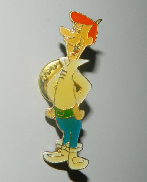 The Jetsons Animated TV Series George Jetson Enamel Metal Pin NEW UNUSED picture