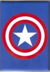 Marvel Comics Captain America Shield Logo Refrigerator Magnet NEW UNUSED