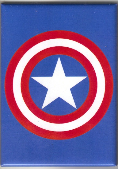 Marvel Comics Captain America Shield Logo Refrigerator Magnet NEW UNUSED picture