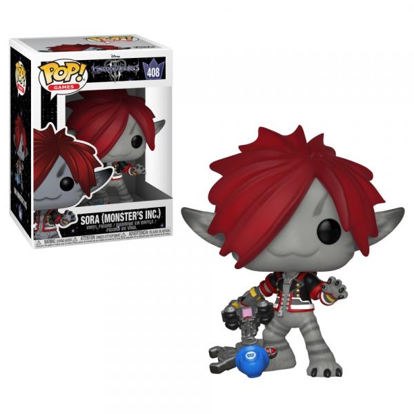 Walt Disney Kingdom Hearts Game Sora Monster's Inc. POP! Figure Toy #408 FUNKO