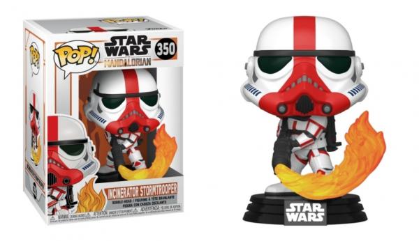 Star Wars The Mandalorian Incinerator StormTrooper POP! Figure Toy #350 FUNKO picture