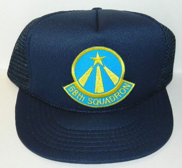 Space Above and Beyond TV Series 58th Squadron Patch on a Blue Baseball Cap Hat