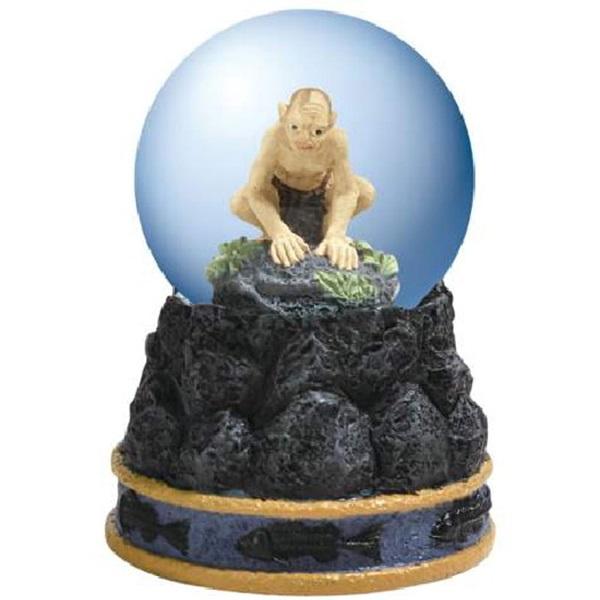 The Lord of the Rings Gollum Figure Crouching 45mm Water Globe, NEW UNUSED BOXED picture