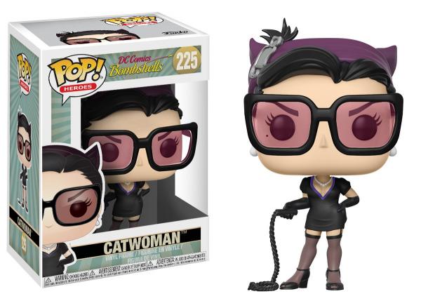 DC Comics Bombshells Catwoman with Whip Vinyl POP! Figure Toy #225 FUNKO NEW