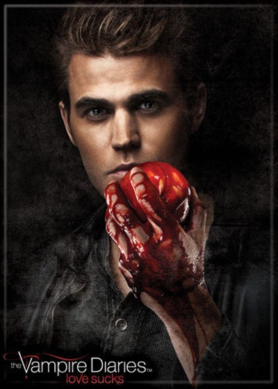 The Vampire Diaries TV Series Stefan with Apple Photo Refrigerator Magnet NEW