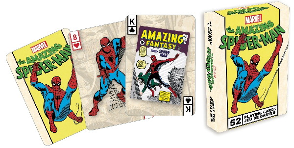 The Amazing Spider-Man Comic Art Illustrated Poker Playing Cards Deck NEW SEALED picture