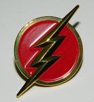 DC Comics The Flash TV Series Lightning Bolt Red Logo Metal Enamel Pin UNUSED