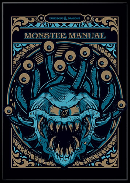 Dungeons & Dragons Special Edition Monster Manual Image Refrigerator Magnet NEW picture