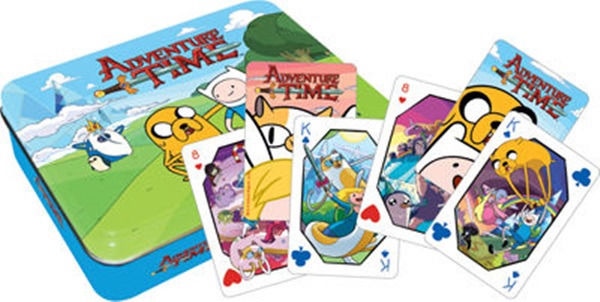 Adventure Time Illustrated Art Playing Cards Gift Set In Storage Tin, NEW SEALED