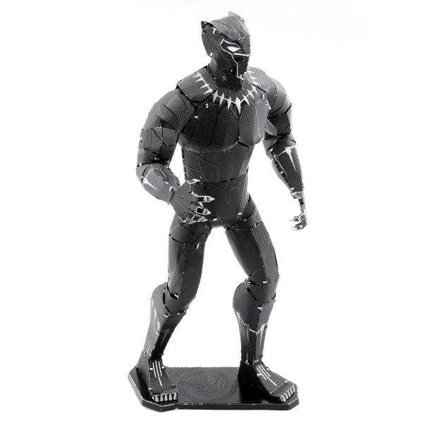 Marvel Comics Black Panther Figure Metal Earth 3-D Laser Cut Steel Model Kit NEW picture