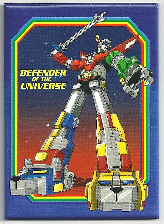 Voltron Defender of the Universe Animated Figure Refrigerator Magnet NEW UNUSED