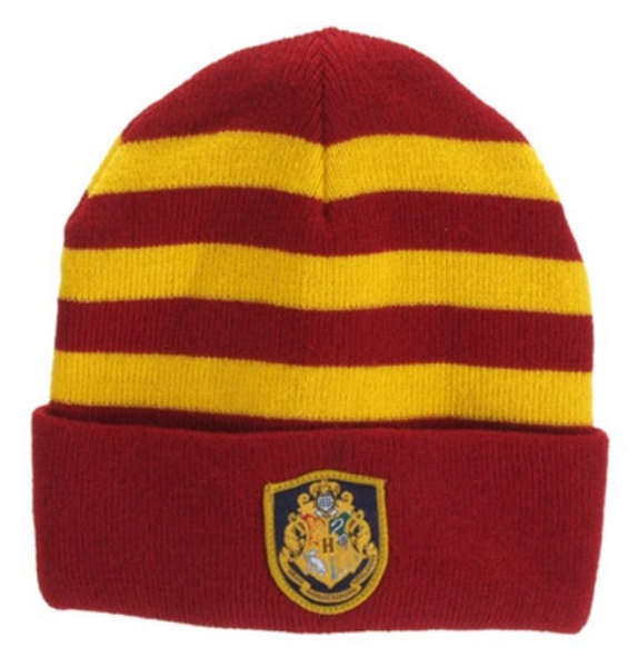 Harry Potter Hogwarts School Beanie Hat with Embroidered Crest NEW UNWORN picture