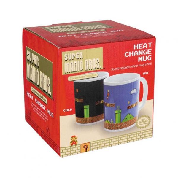 Super Mario Bros. Classic Images Heat Change 10 oz Ceramic Mug NEW UNUSED Boxed