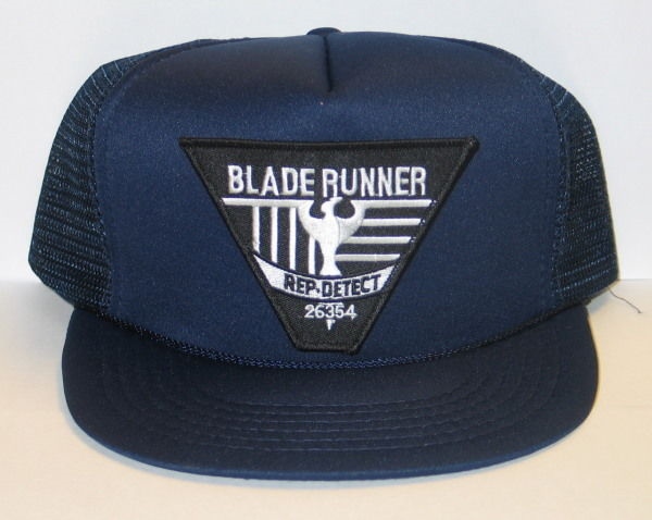 Blade Runner Movie Rep Detect Logo Patch on a Black Baseball Cap Hat NEW