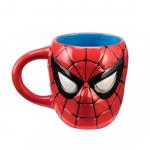 Marvel Comics Amazing Spider-Man Sculpted Web Face 20 oz Ceramic Coffee Mug NEW