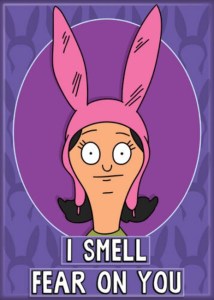 Bob’s Burgers Animated TV Louise I Smell Fear On You Refrigerator Magnet UNUSED