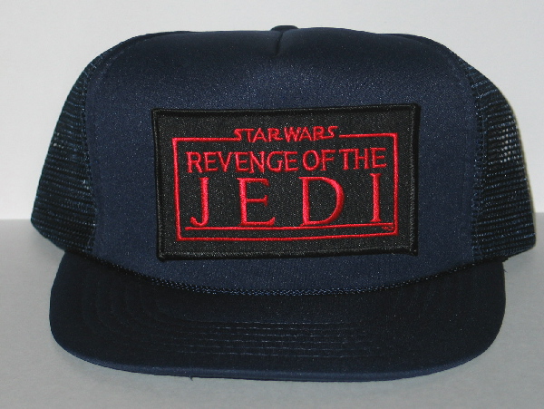 Star Wars Episode VI: Revenge of the Jedi Name Logo on a Black Baseball Cap Hat picture