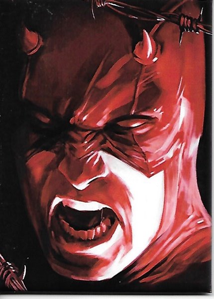 Marvel Comics Daredevil Face Screaming Comic Art Refrigerator Magnet NEW UNUSED