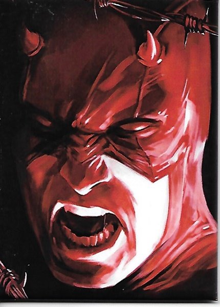 Marvel Comics Daredevil Face Screaming Comic Art Refrigerator Magnet NEW UNUSED picture