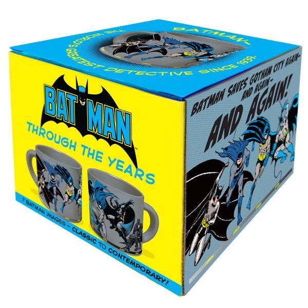 DC Comics Batman Comic Art Through The Years 14 oz Ceramic Coffee Mug NEW UNUSED