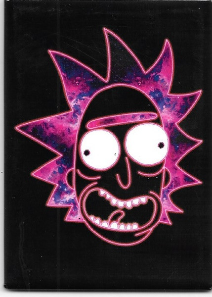 Rick and Morty Animated TV Series Rick Star Face Refrigerator Magnet