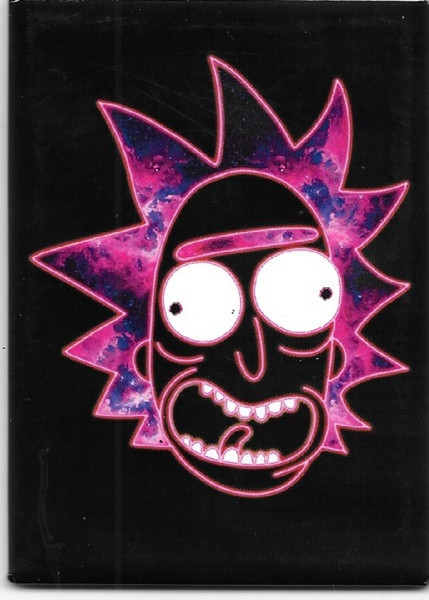 Rick and Morty Animated TV Series Rick Star Face Refrigerator Magnet picture