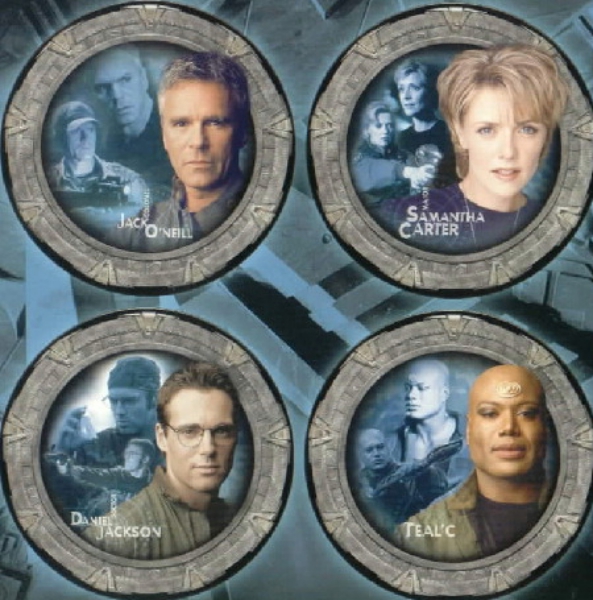 Stargate SG-1 Limited Edition MATCHED Numbered China Plate Set of 4 #1 NEW UNUSED