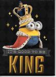 Minions Movie Bob Figure as King Minion Refrigerator Magnet NEW UNUSED